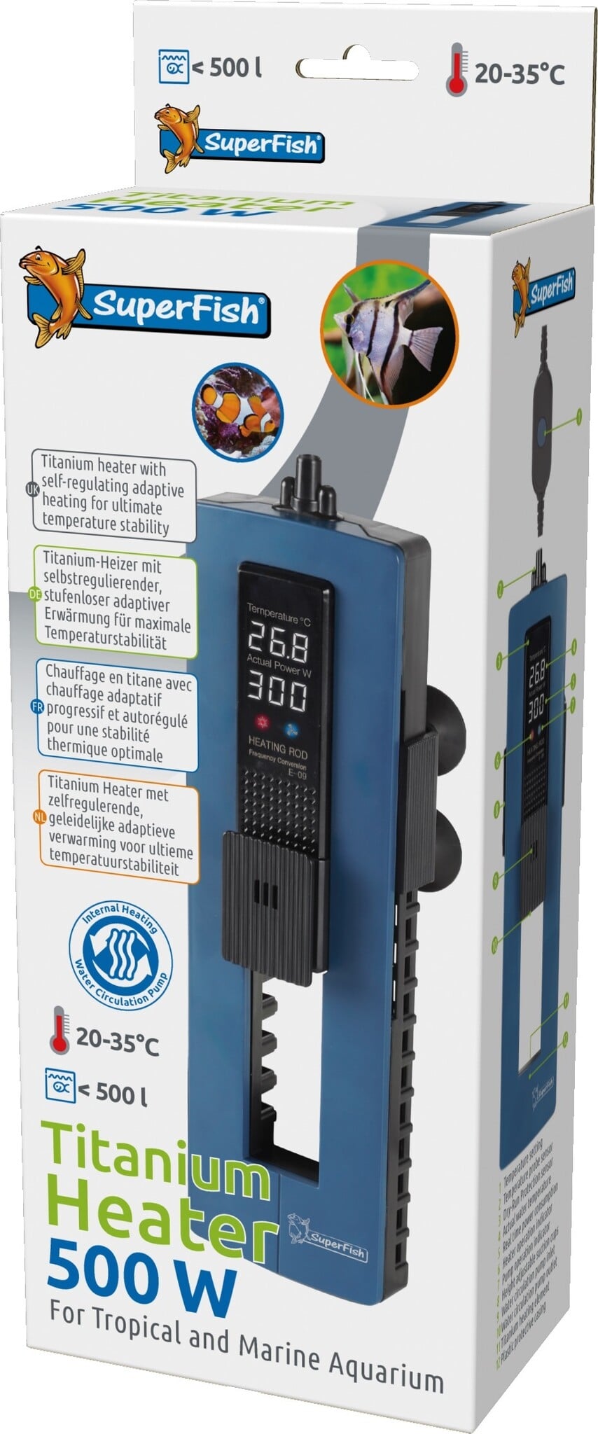 Titanium Heater 500 Watt