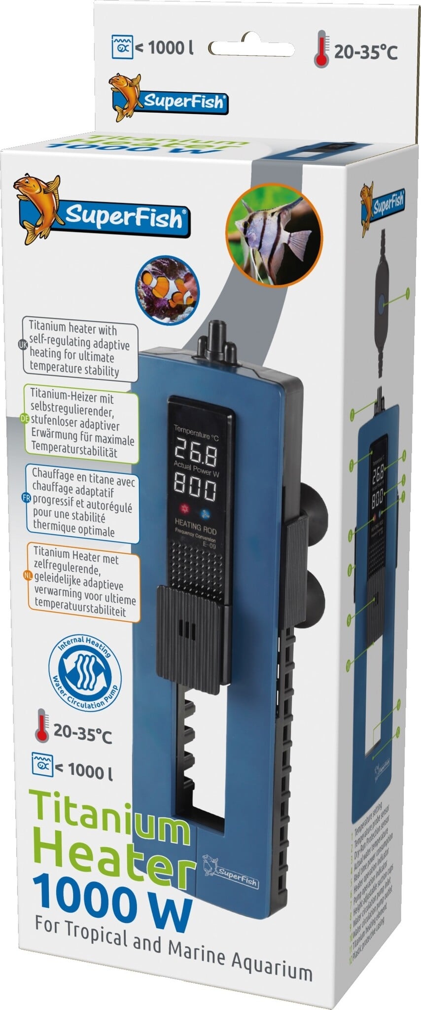 Titanium Heater 1000 Watt