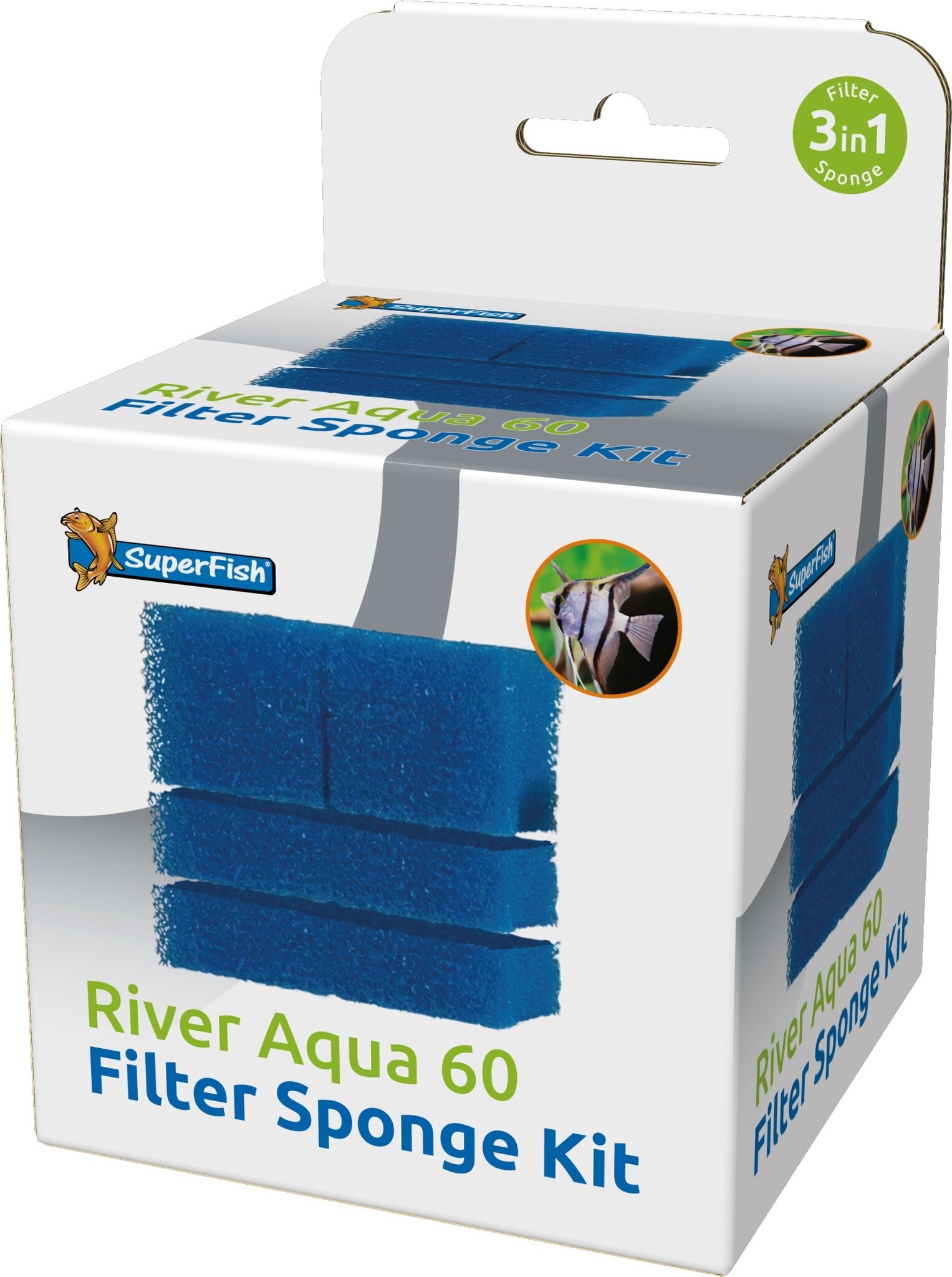 River Aqua 60 Filter Sponge Kit