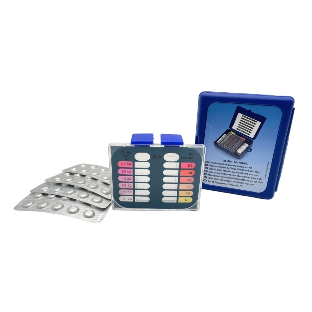 Handmatige watertester voor chloor, broom en pH