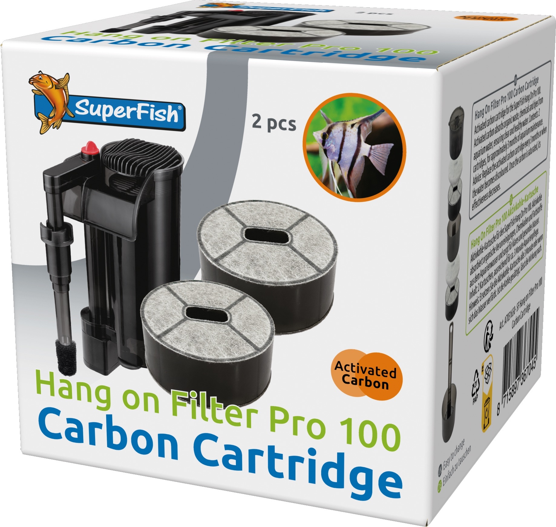 Hang On Filter Pro 100 Carbon Cartridge