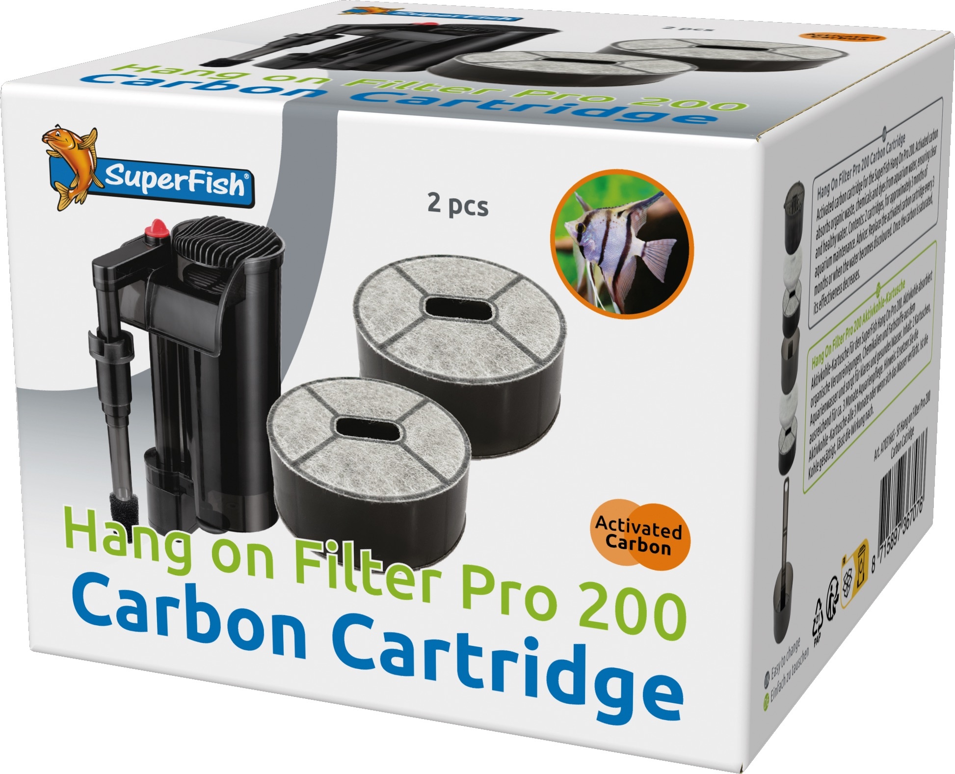Hang On Filter Pro 200 Carbon Cartridge