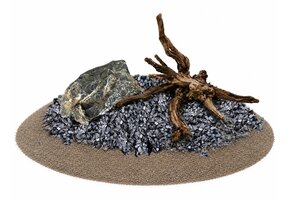 Bodembedekking Pakket Wild River Wood Rock