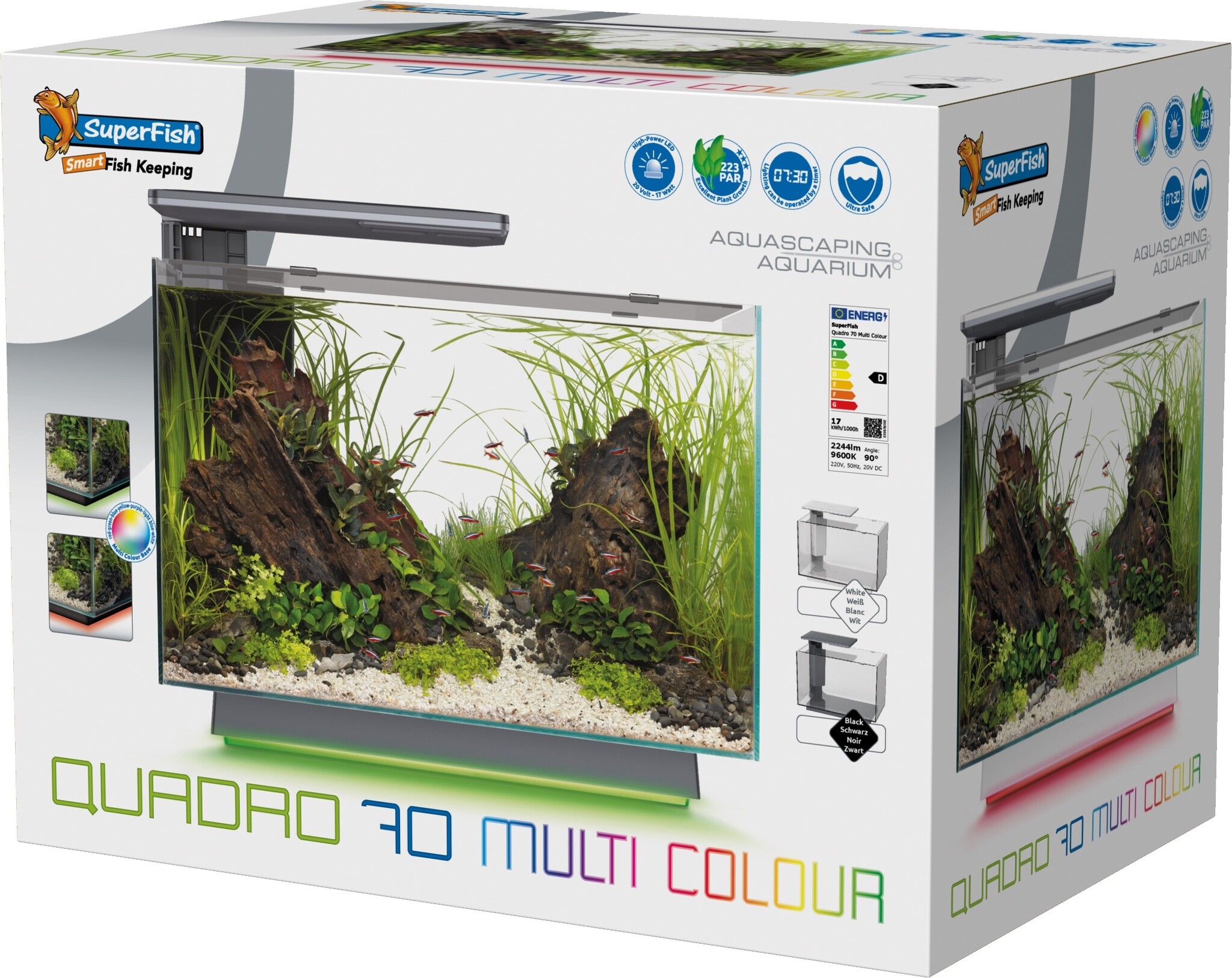 Quadro 70 Multi Colour Zwart Tweedekans