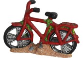 ornament fiets rood 16cm