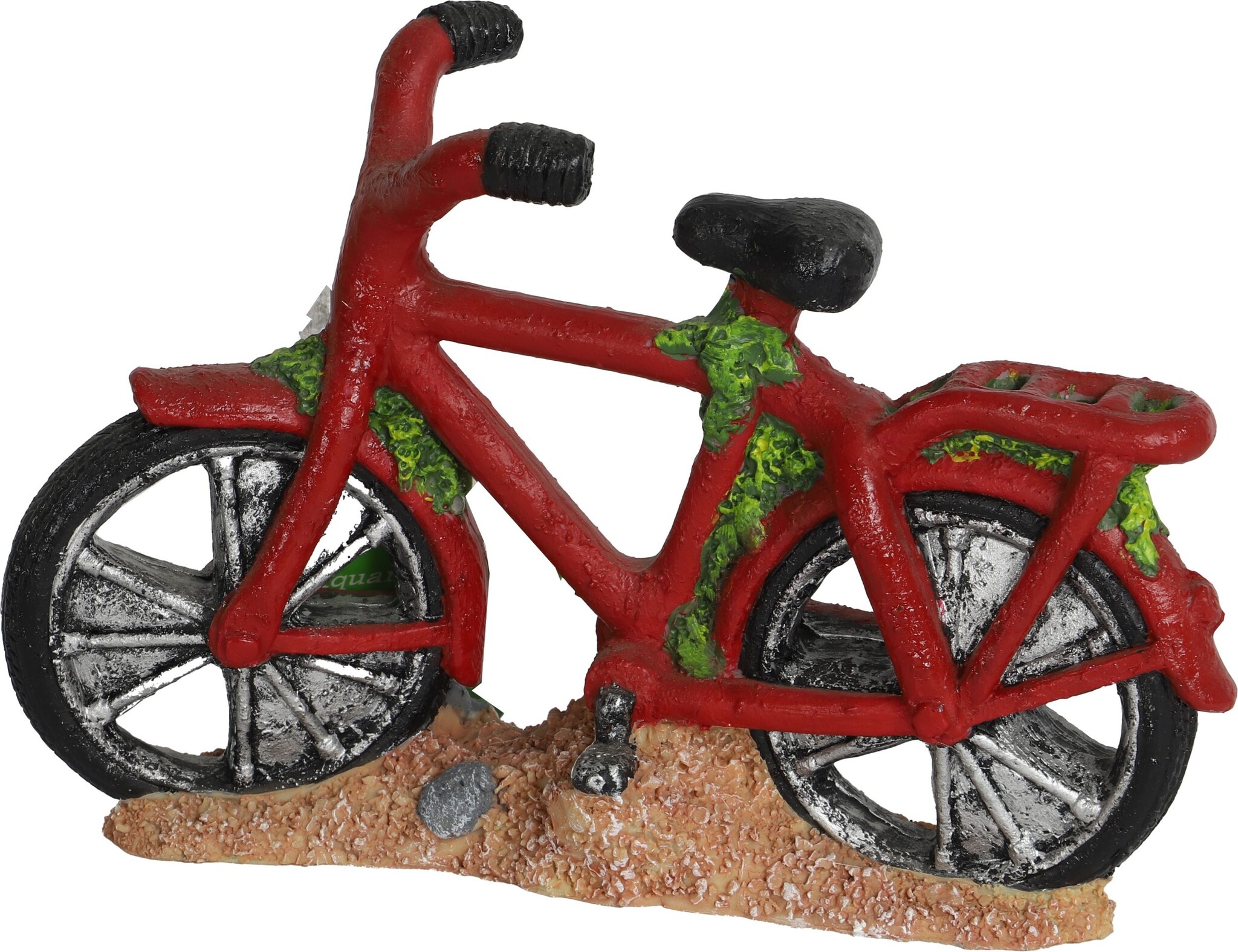 ornament fiets rood 16cm