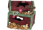ornament schatkist rood 12cm
