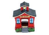 ornament visschool rood 10cm
