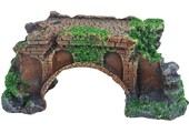 ornament Polyresin Ruïne Brug met Mos 11 cm