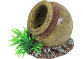 ornament Bubbel Polyresin Pot met Uitstromer 5,5 cm