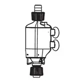 Motor Midikani/Multikani MK800 Buitenfilter