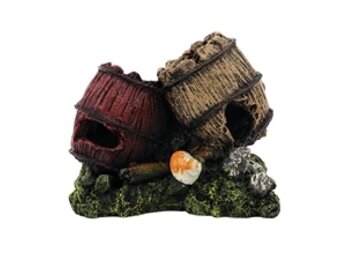 2 Vaten Decoratie 9,5x8,5x10cm