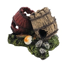 2 Vaten Decoratie 9,5x8,5x10cm