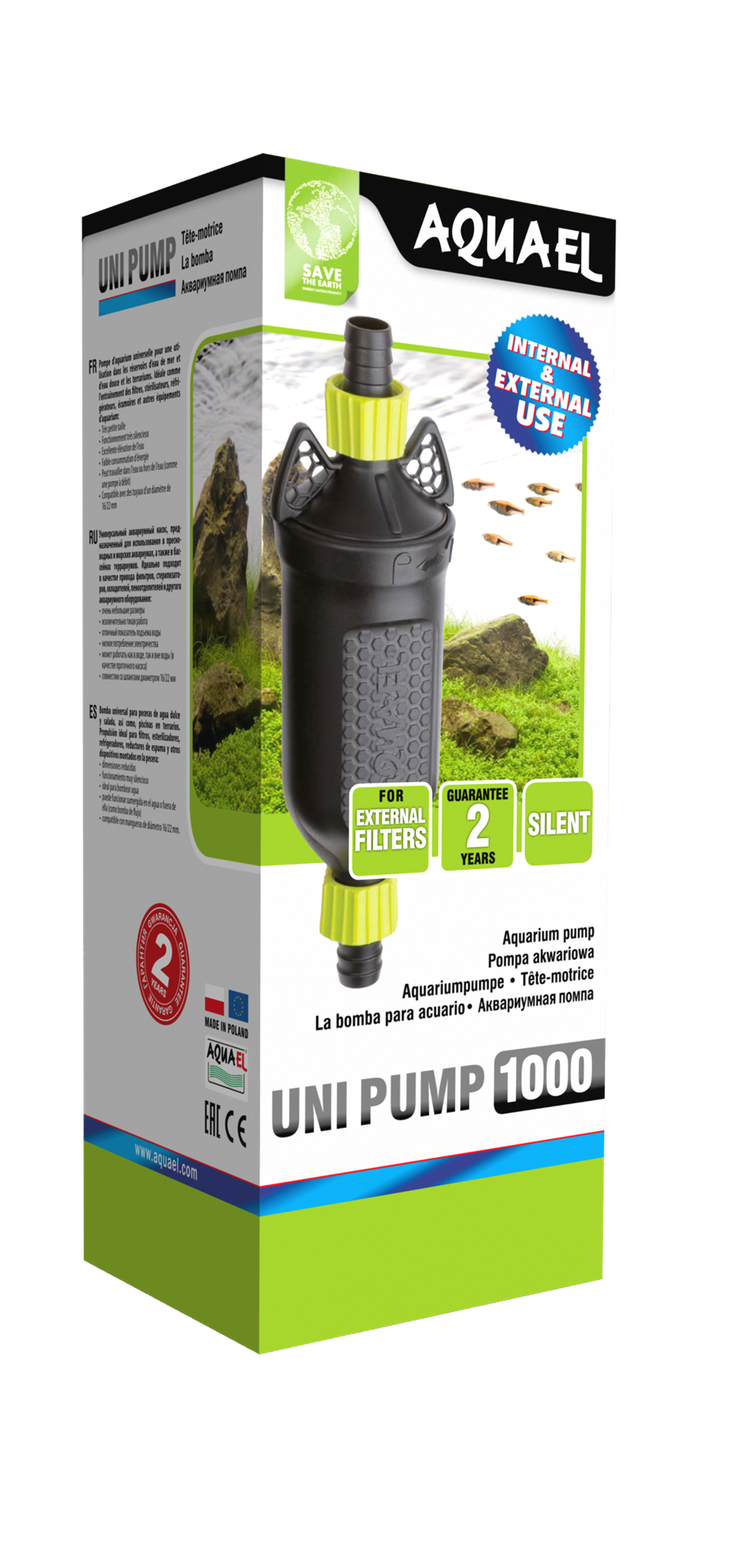 Unipump 1000 Aquariumpomp - 1000 l/h, 15 W