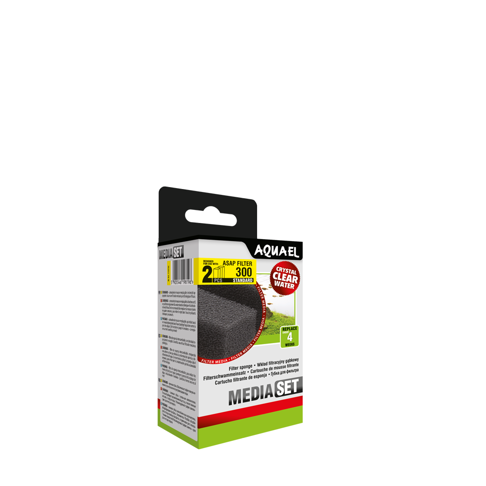 Binnenfilter Spons ASAP 300 Standard 2 stuks