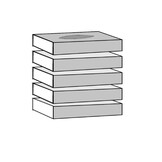Spons Turbo Mini High Density (1pc) Binnenfilter