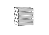 Spons Turbo Mini High Density (1pc) Binnenfilter