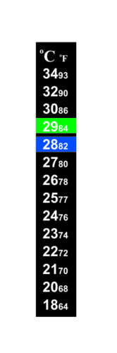 Aquariumthermometer Strip T9