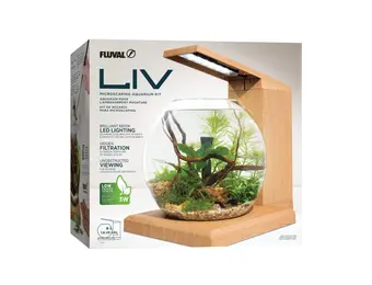 Liv Aquarium teak houtlook