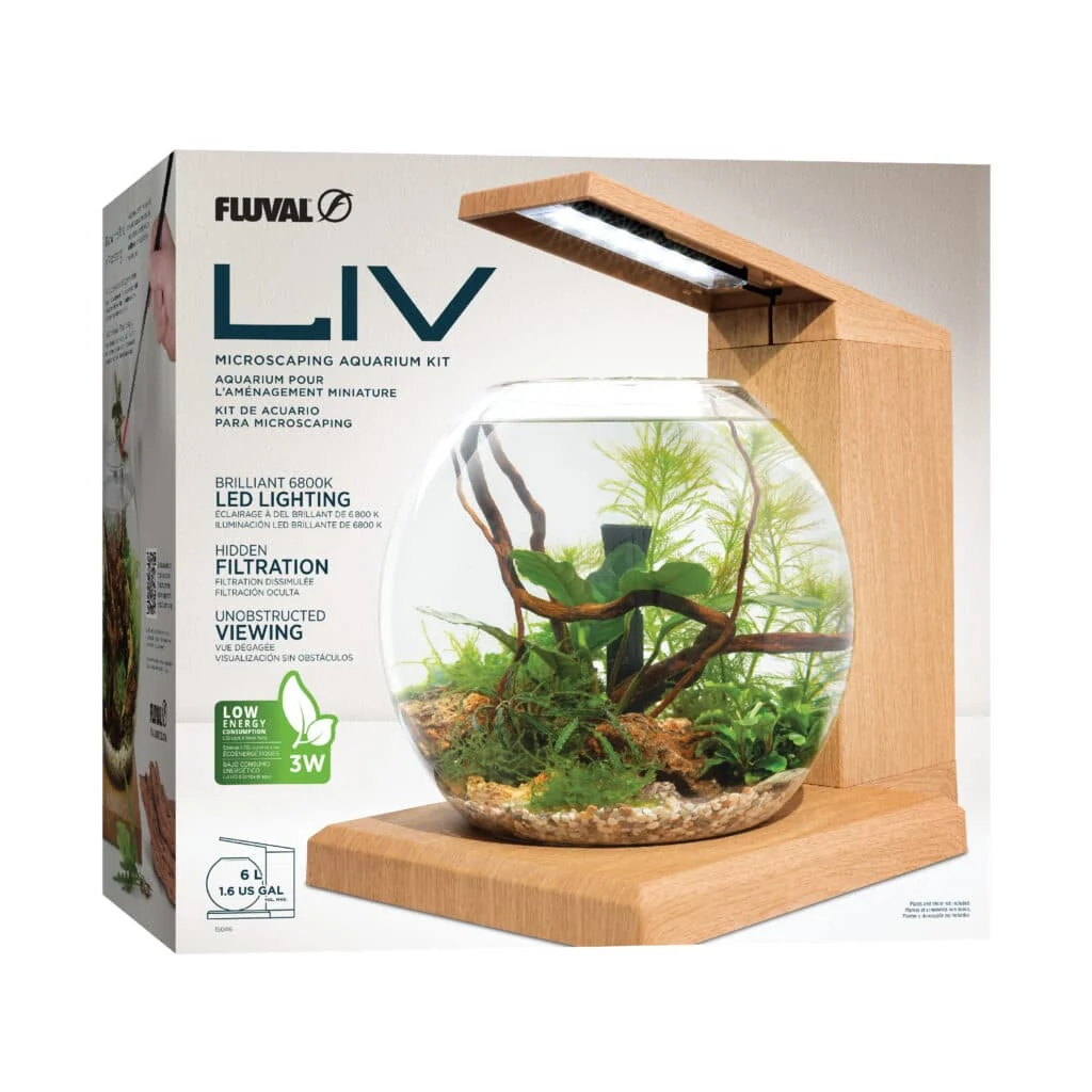 Liv Aquarium teak houtlook