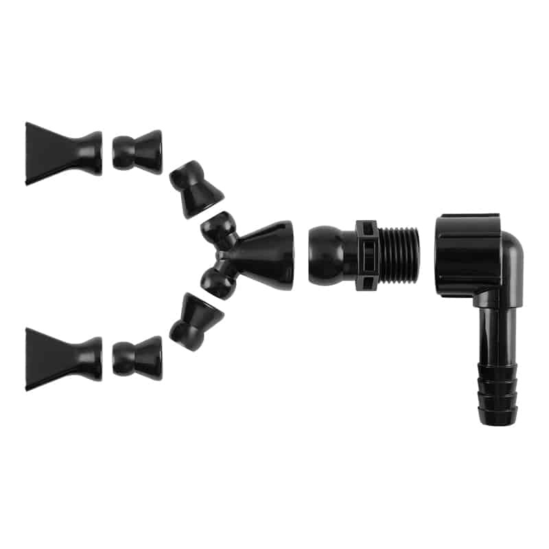 FLEX EVO XII en SPEC XV - Uitstroommondstukkenset
