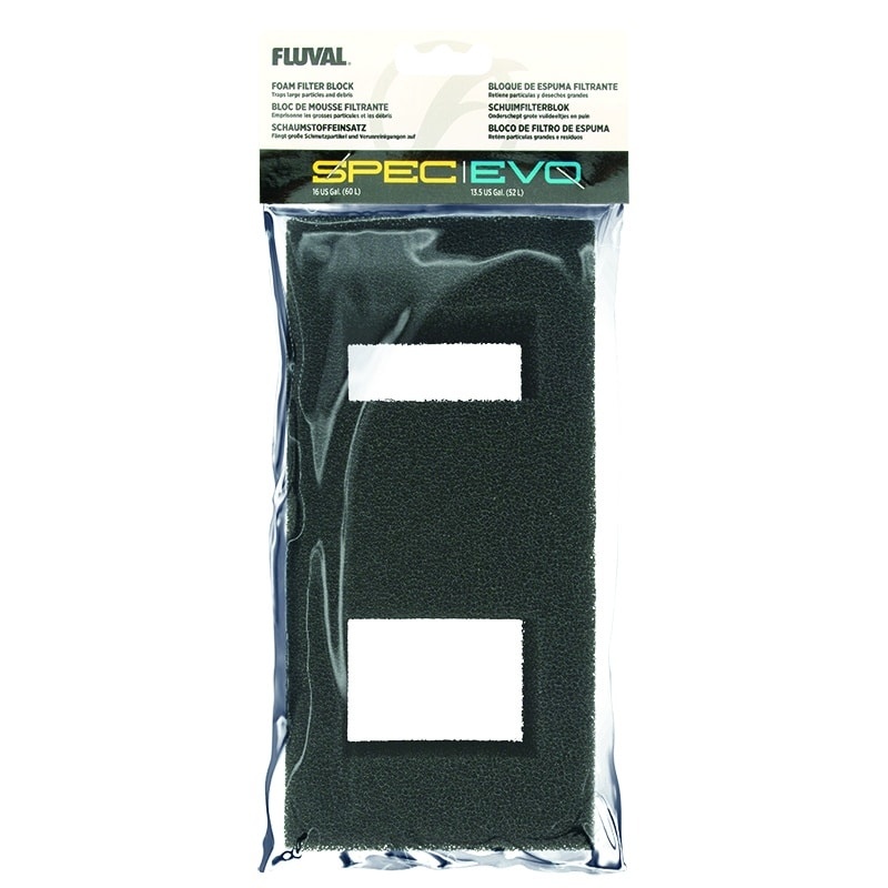 SEA EVO XII en SPEC XV zwart filterschuim
