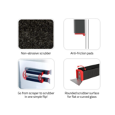 Razor+ algenmagneet en schraper - M