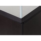 Pro Aquarium met Meubel OPTISET 130 Zwart 2.0
