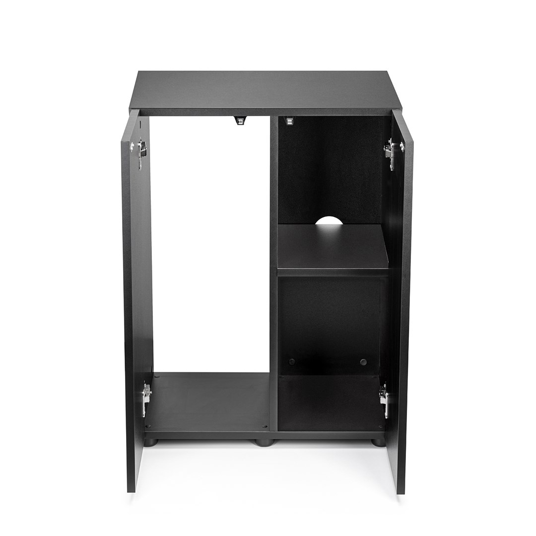 Pro Aquarium met Meubel OPTISET 130 Zwart 2.0