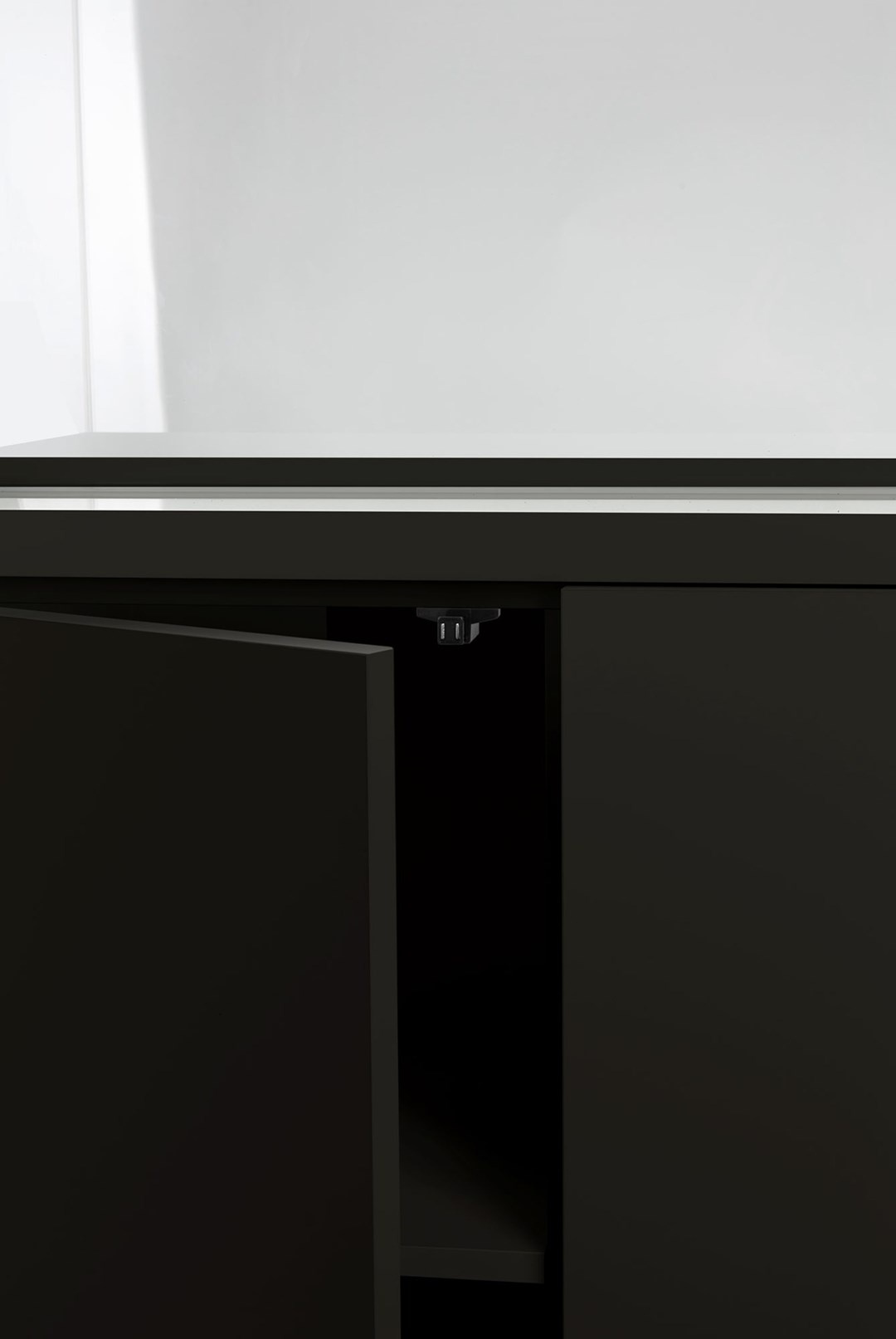 Pro Aquarium met Meubel OPTISET 200 Zwart 2.0