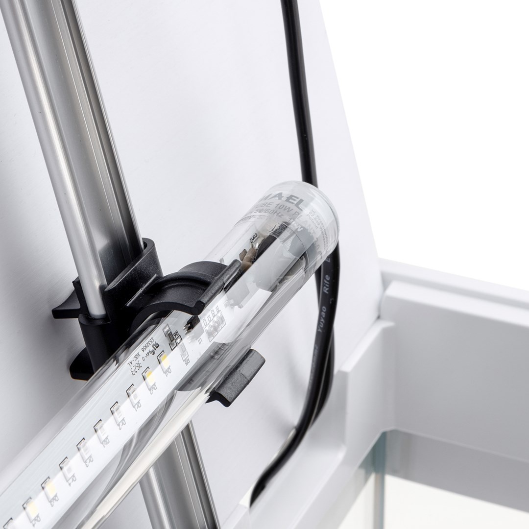 Pro Aquarium met Meubel OPTISET 130 Wit 2.0
