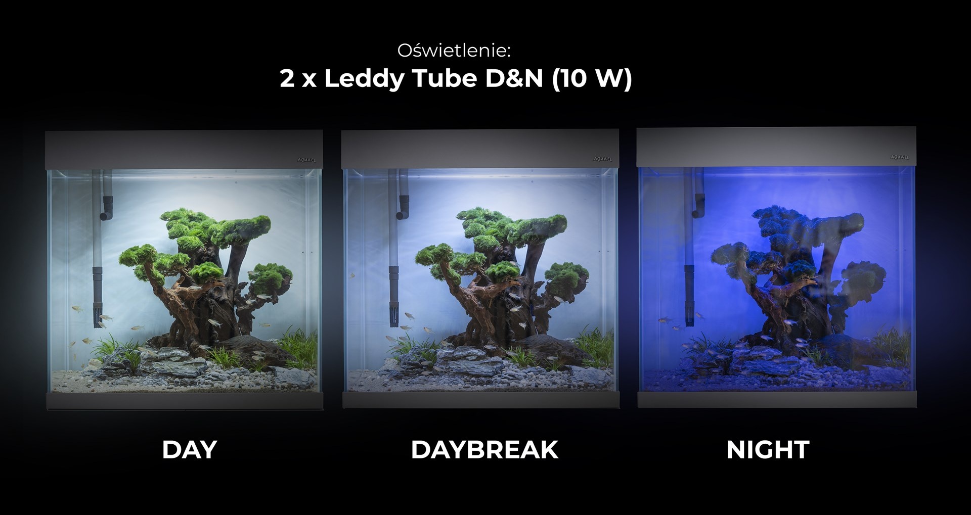 Pro Aquarium met Meubel OPTISET 130 Wit 2.0