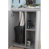 Pro Aquarium met Meubel OPTISET 130 Wit 2.0