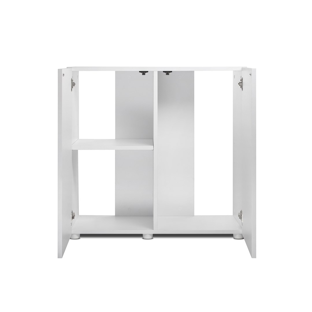 Pro Aquarium met Meubel OPTISET 125 Wit 2.0