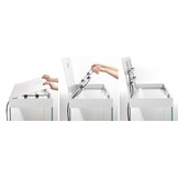 Pro Aquarium met Meubel OPTISET 240 Wit 2.0