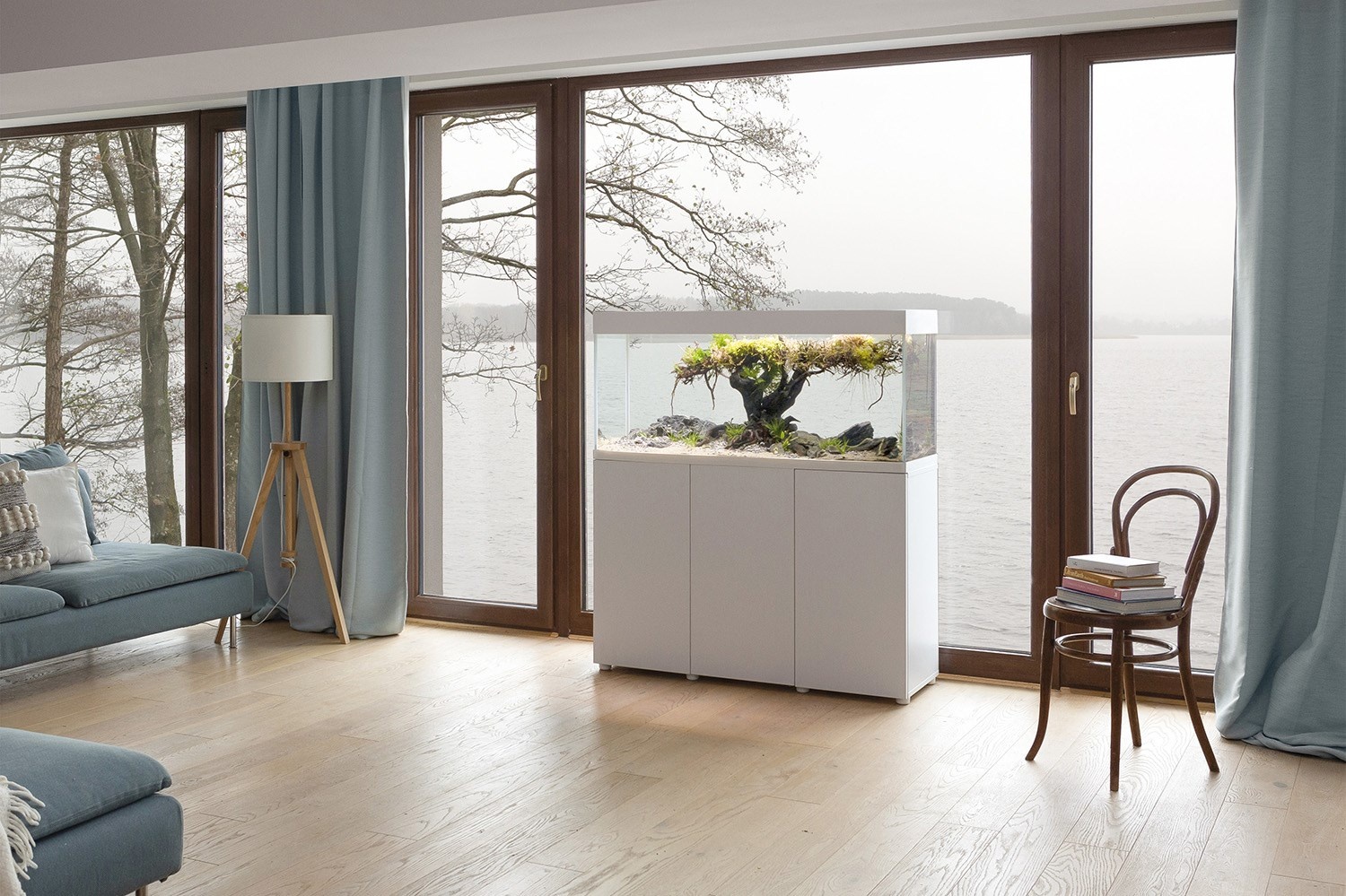 Pro Aquarium met Meubel OPTISET 240 Wit 2.0