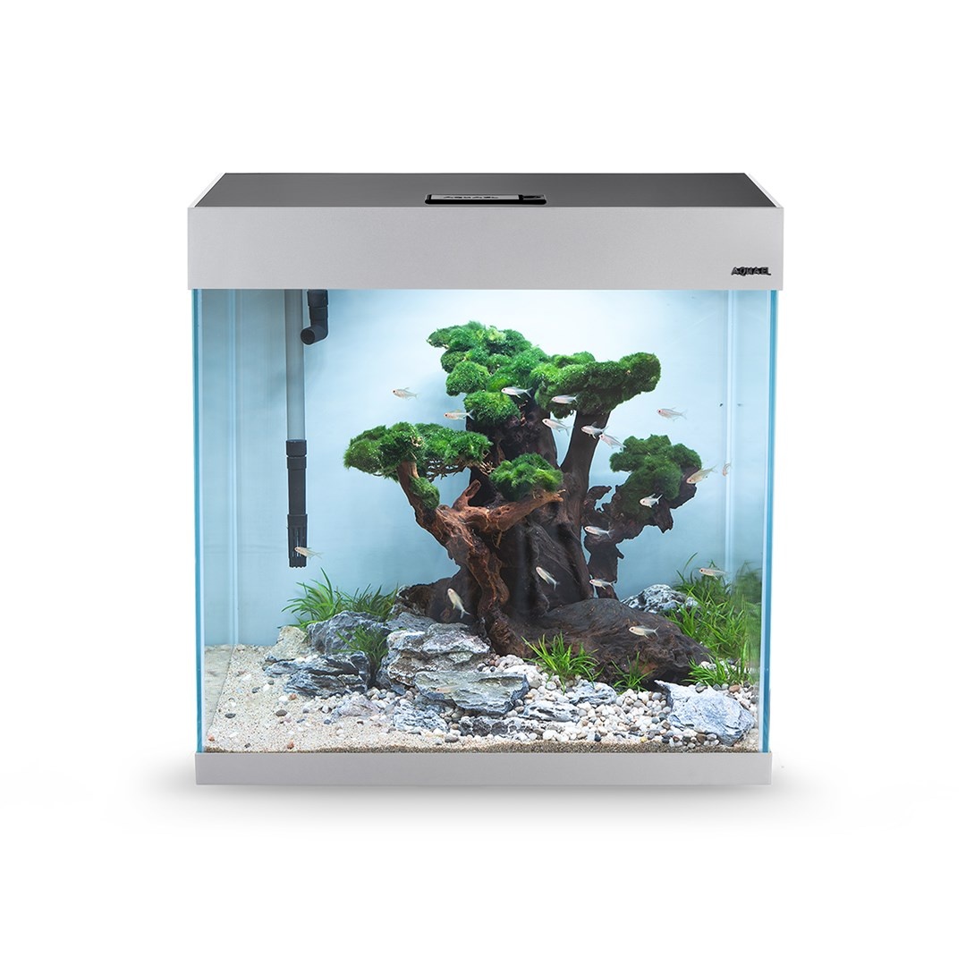 Pro Aquarium met Meubel OPTISET 130 Grijs 2.0