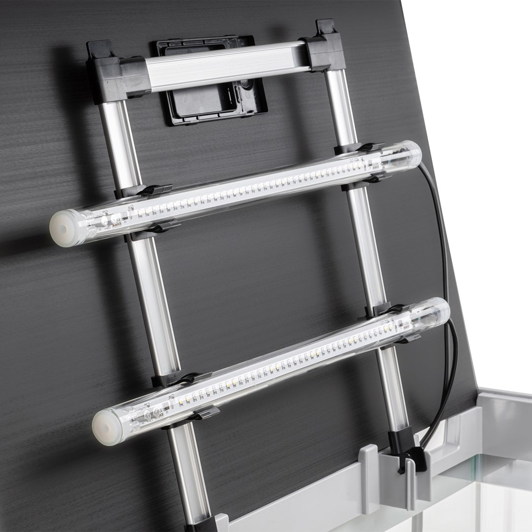 Pro Aquarium met Meubel OPTISET 130 Grijs 2.0