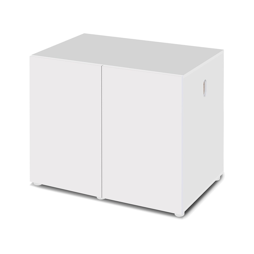 Aquarium met Meubel ULTRASCAPE 90 Snow Set