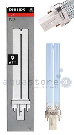 UVC PL vervangingslamp 9 Watt