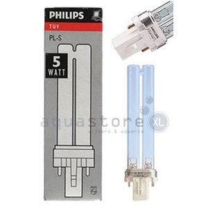 Philips UVC PL vervangingslamp 5 Watt Philips
