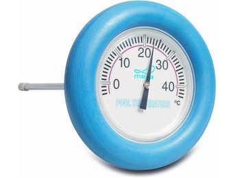 Pool Drijvende thermometer blauwe ring
