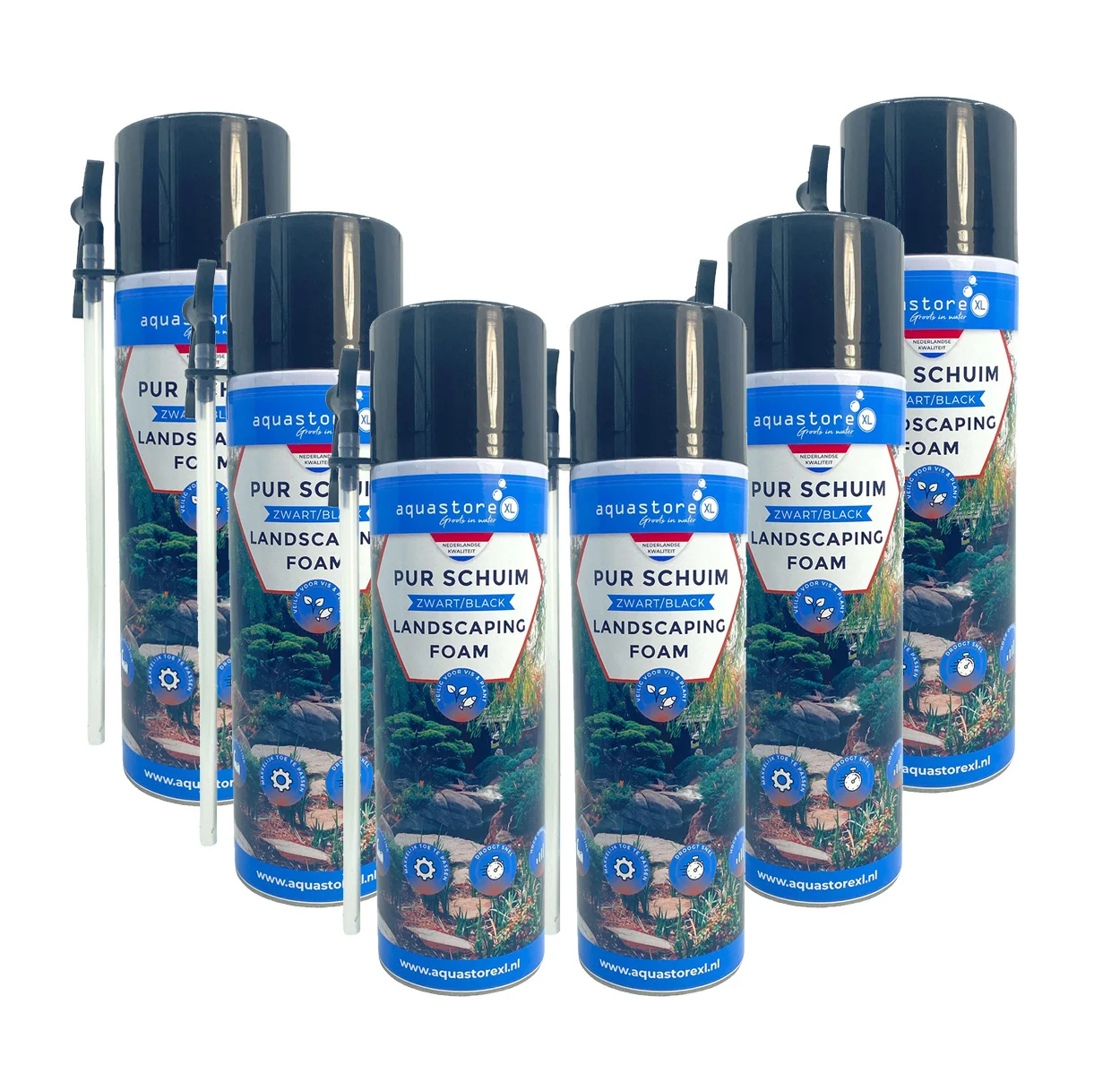 AquastoreXL Zwarte Pur 500 ml Voordeelbundel