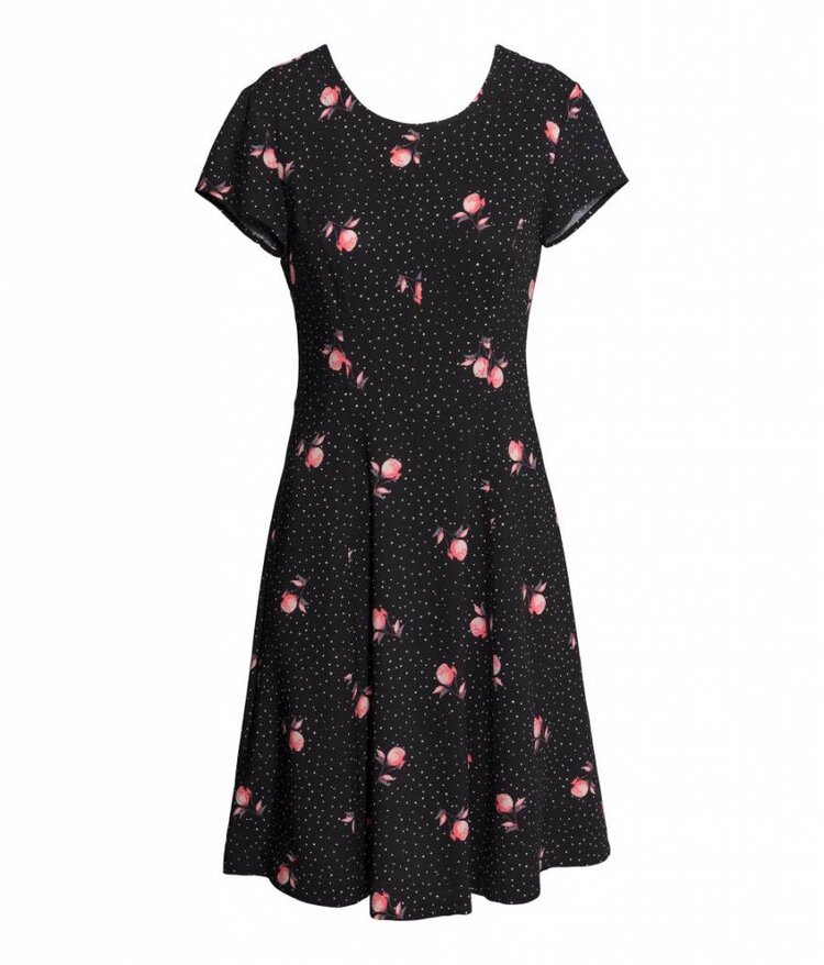 Flower pattern dress