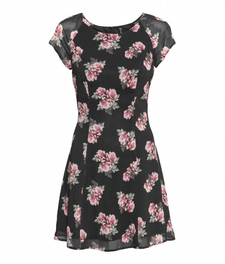 Rose covered dress