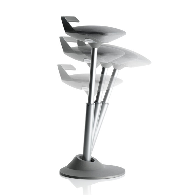 muvman kruk zwart - voet grijs