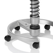 swopper standaard titaan zwart met wielen