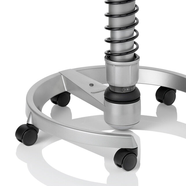 swopper standaard titaan zwart met wielen