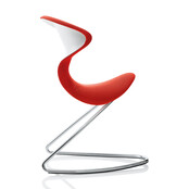 oyo stoel rood - chroom frame oyo stoel rood - chroom frame