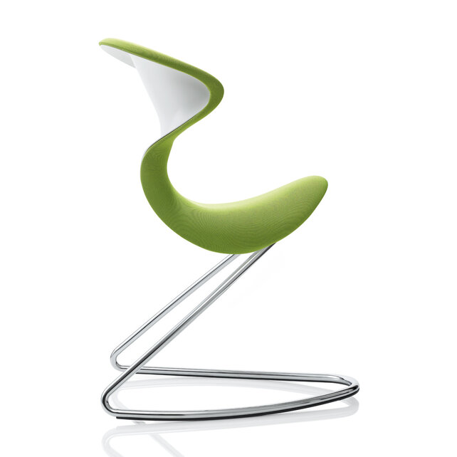 oyo stoel groen - chroom frame